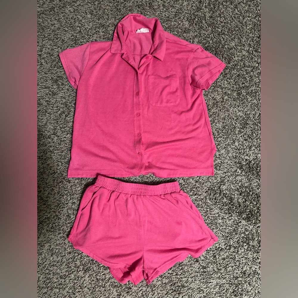 Pink matching set